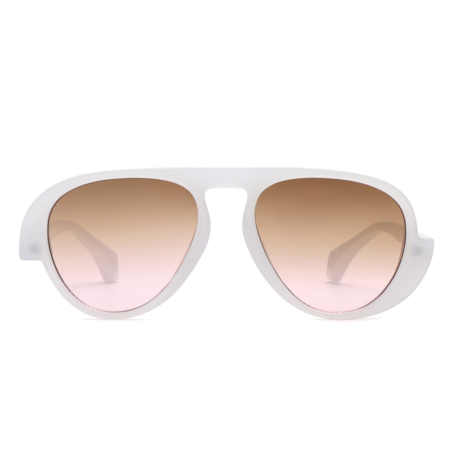 Twinklez - Futuristic Fashion Chunky Vintage Inspired Aviator Sunglasses