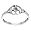 Scottish Thistle Silver Ring