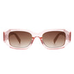 Goldenyx - Rectangular Fashion Geometric Narrow Slim Retro Sunglasses