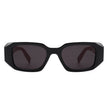 Goldenyx - Rectangular Fashion Geometric Narrow Slim Retro Sunglasses