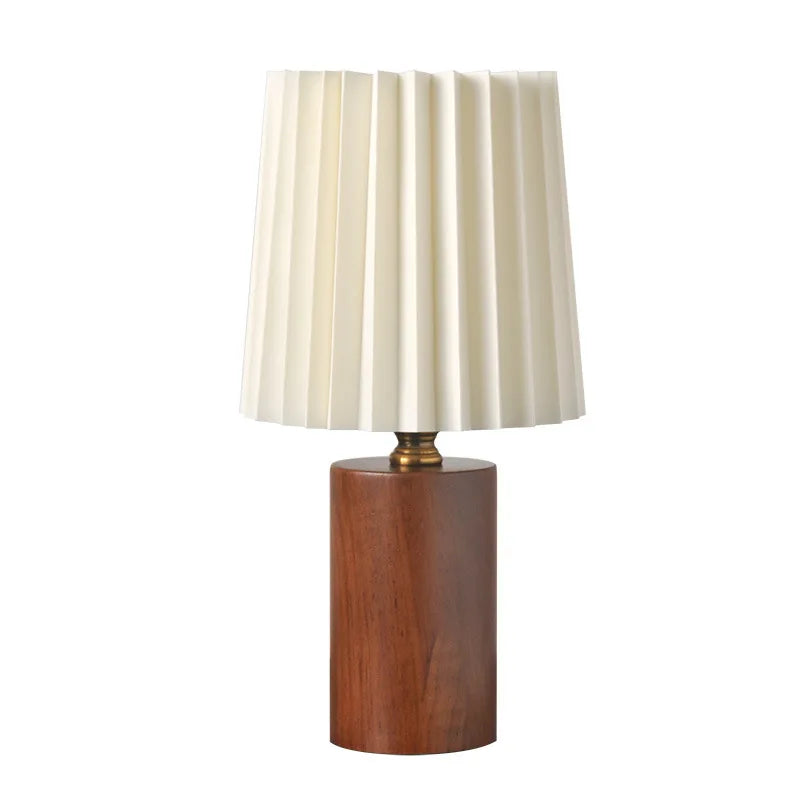 Lampe de table en bois massif