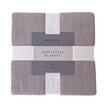 Newcastle Grey Oversized Queen Bamboo Bed Blanket