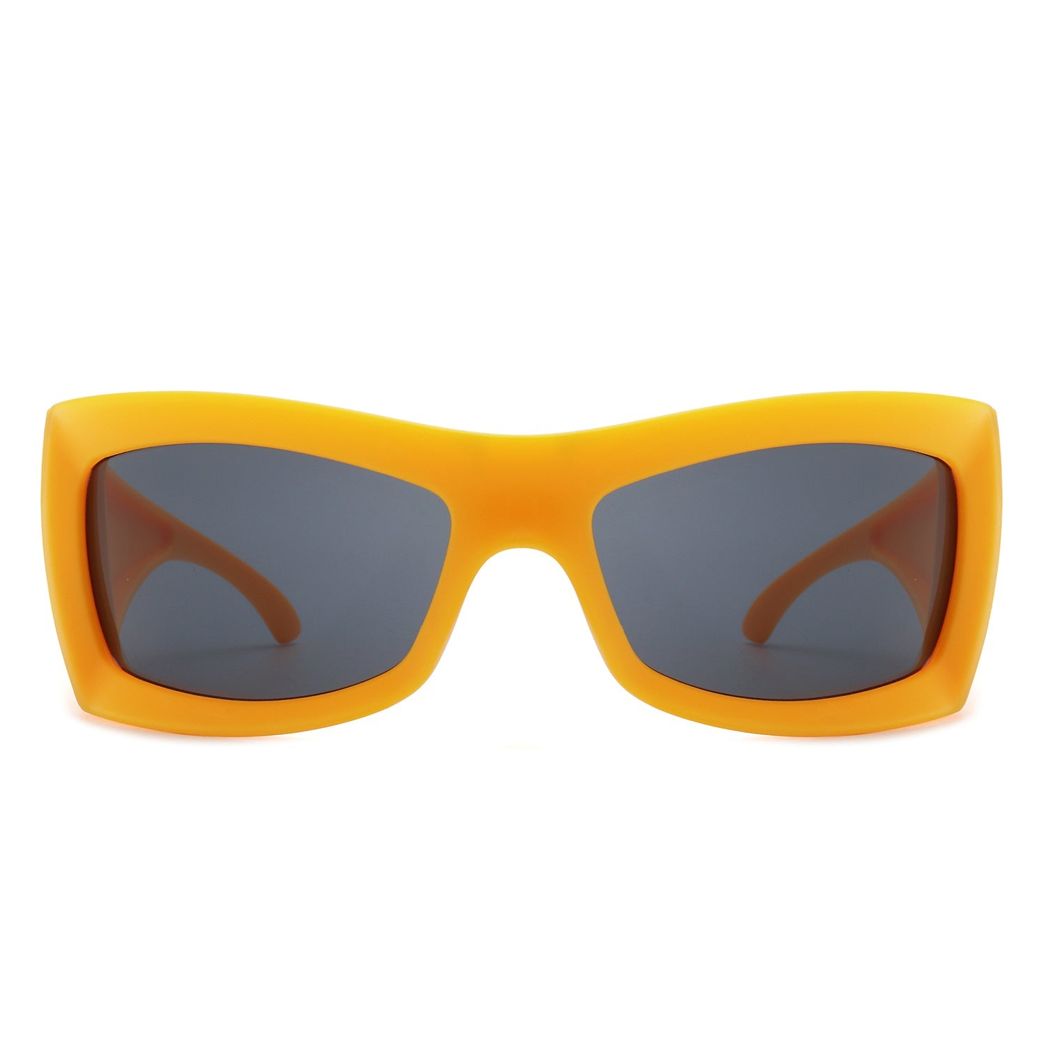 Skytalon - Lunettes de soleil carrées rétro épaisses enveloppantes