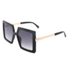 Luminova - Square Oversize Flat Top Fashion Women Sunglasses