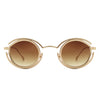 Moonmist - Fashion Circle Geometric Round Futuristic Fashion Sunglasses