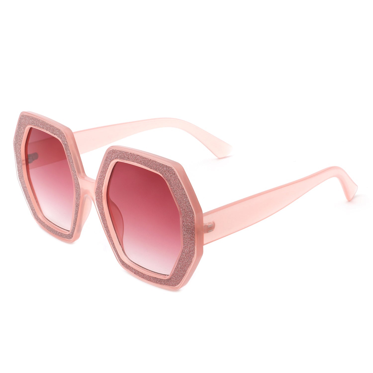 Thunderx - Women Oversize Polygonal Fashion Square Sunglasses