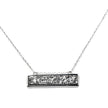 Collier barre Bethany Druzy en argent