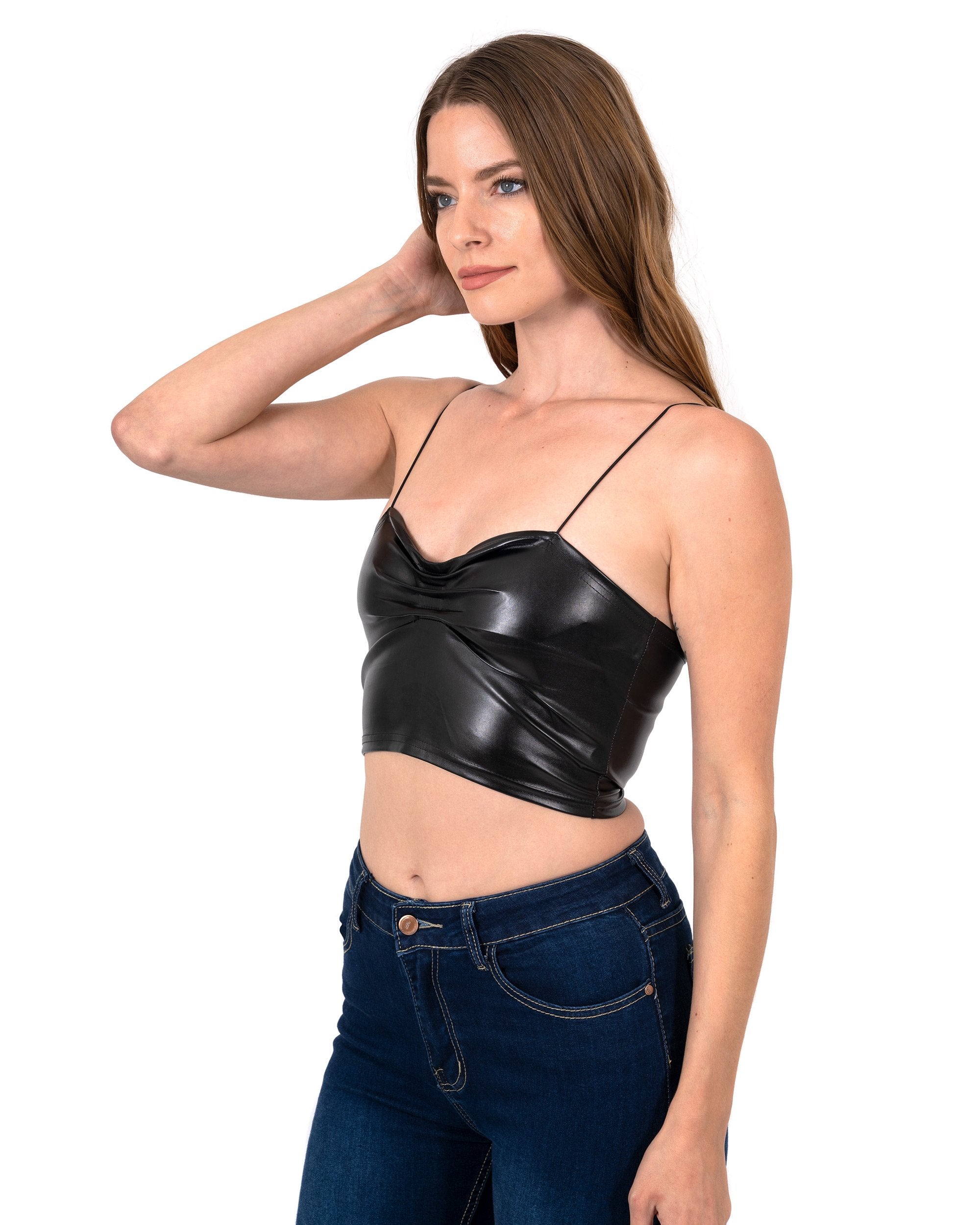 Florian Vegan Leather Bralette