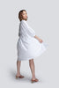 Robe courte Bella en blanc