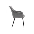 Hakon Dining Chair - Grey Velvet