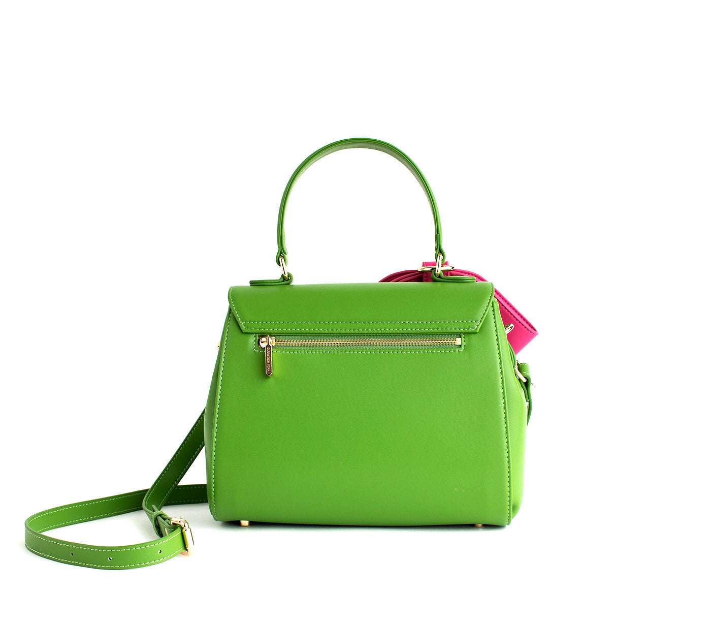 Cottontail - Neon Green Vegan Leather Bag