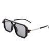 Bluebird - Retro Square Flat Top Brow-Bar Fashion Sunglasses