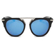 HANOVER | Unisex Fashion Brow-Bar Round Sunglasses