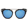 HANOVER | Unisex Fashion Brow-Bar Round Sunglasses