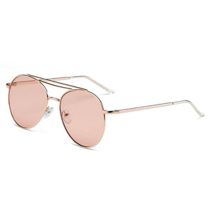 EDMOND | Unisex Aviator Clear Glasses Style Fashion Sunglasses Circle