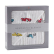 Vintage Muscle Cars and Motorcycles Bamboo Muslin Newcastle Blanket