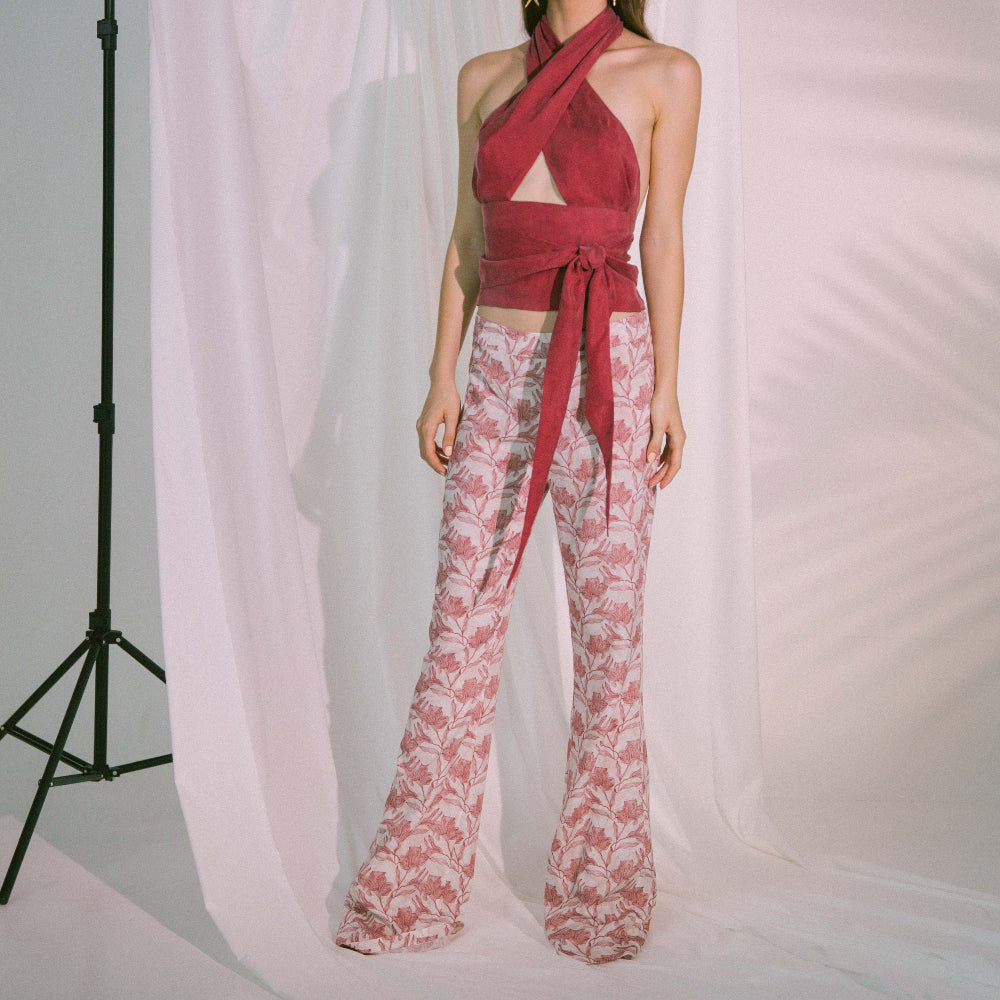 Plato Trousers in Canyon Rose