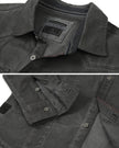 ZIMEGO Men's Stretch Flex Slim Color Washed Vintage Rugged Fashion Button Shirts