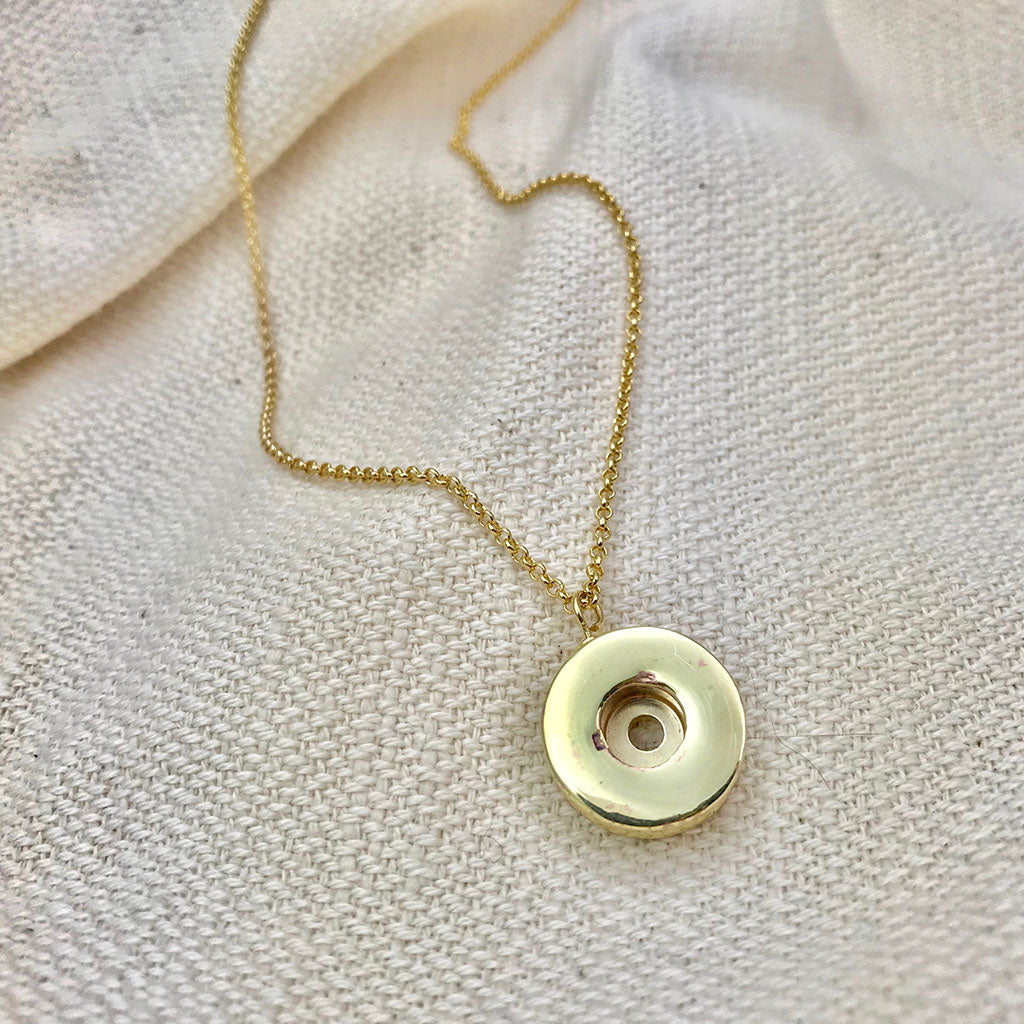 Shell Casing Pendant Necklace