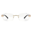 Hailstorm - Rectangle Retro Rimless Tinted Frameless Fashion Square Sunglasses