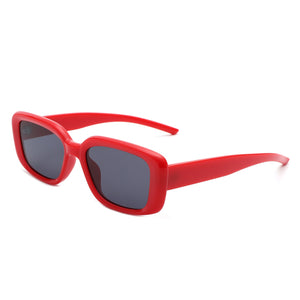 Azurette - Rectangle Retro Flat Top Vintage Inspired Square Sunglasses