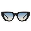 Meridian - Classic Square Retro Flat Top Fashion Sunglasses