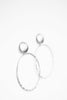 Boucles d'oreilles créoles Jenn en argent