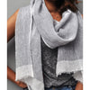 Gauze Linen Two Tone Scarf