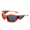 Pollich - Futuristic Rectangle Geometric Chunky Square Fashion Sunglasses