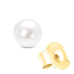 14K Gold Round White Saltwater Akoya Cultured Pearl