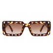 Undynite - Rectangle Irregular Frame Retro Fashion Square Sunglasses