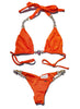 Belle Triangle Top & Skimpy Bottom - Orange