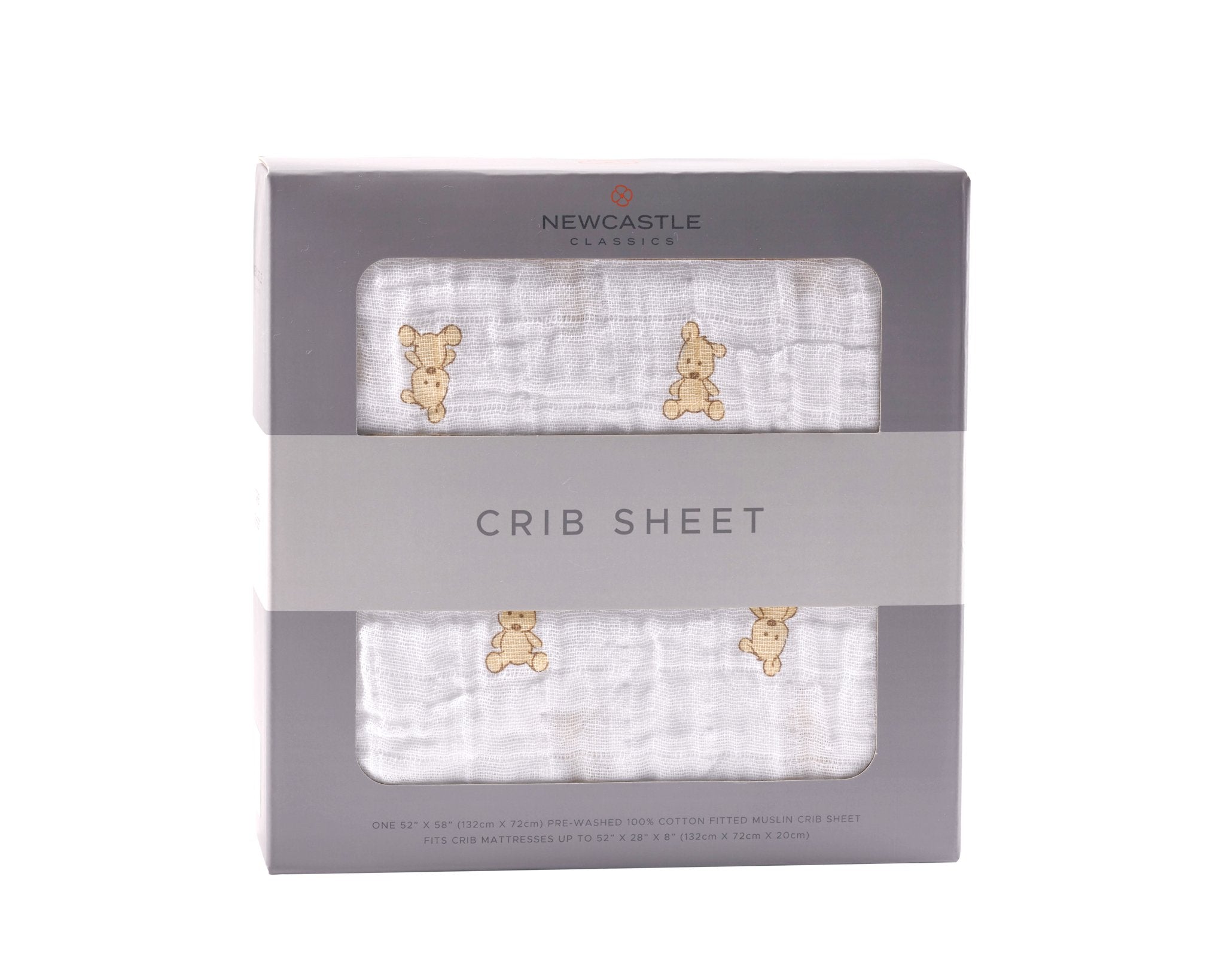 Drap de lit en mousseline de coton Teddy Bear