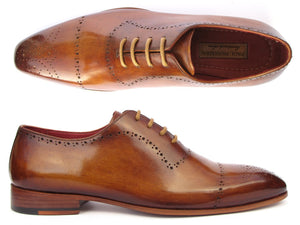 Chaussures richelieu classiques marron clair Paul Parkman (ID#ZLS32CML)