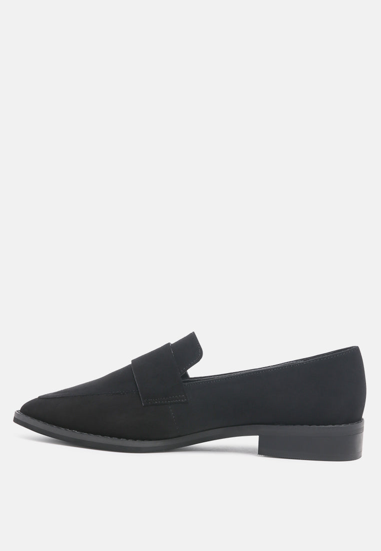 Zofia Suede Penny Loafers