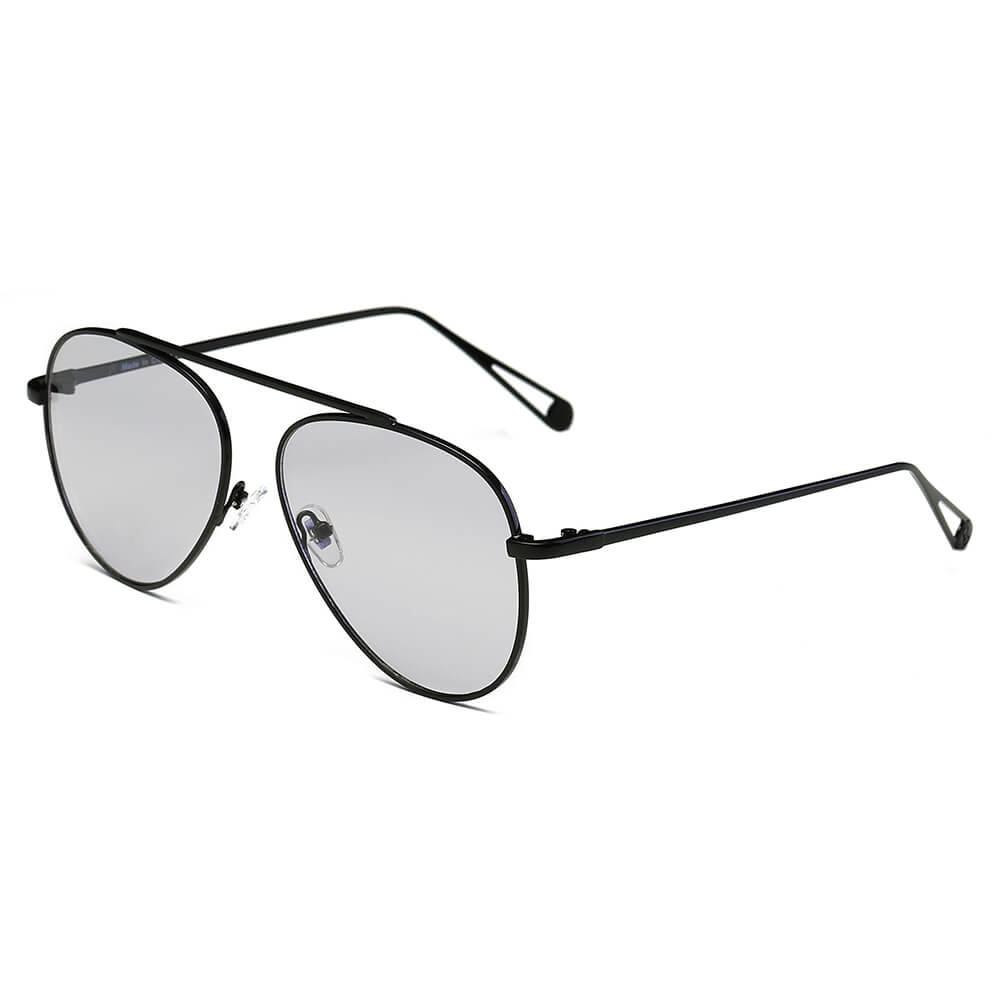 HIDALGO | Metal Oversize Tinted Lens Aviator Sunglasses