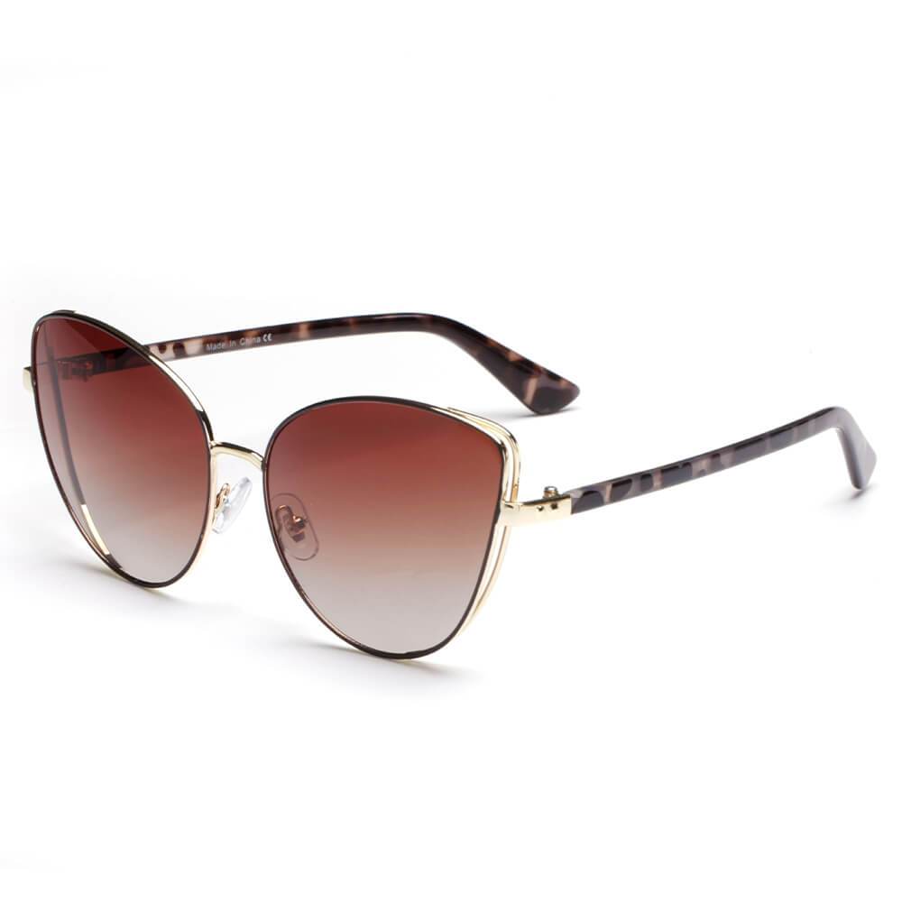 KAPOLEI | Women Luxury Rimless Look Halo Cat Eye Fashion Sunglasses