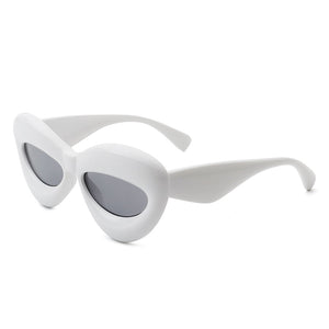 Vexa - Fashion Trendy Cat-Eye Thick Frame Lip Sunglasses