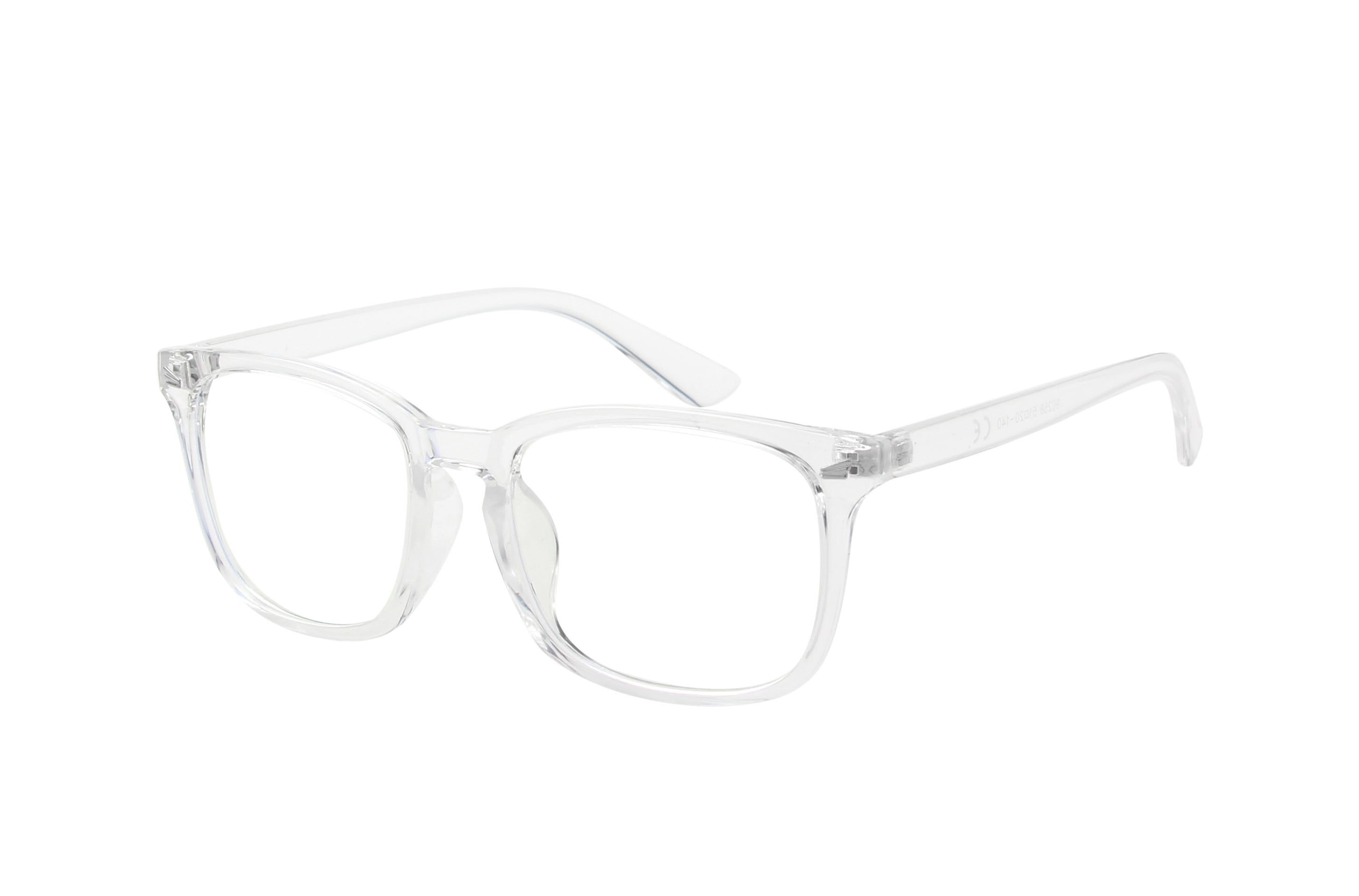 Venezia | Classic Rectangle Horn Rimmed Blue Light Blocker Glasses