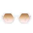 Starpath - Geometric Round Irregular Tinted Fashion Sunglasses