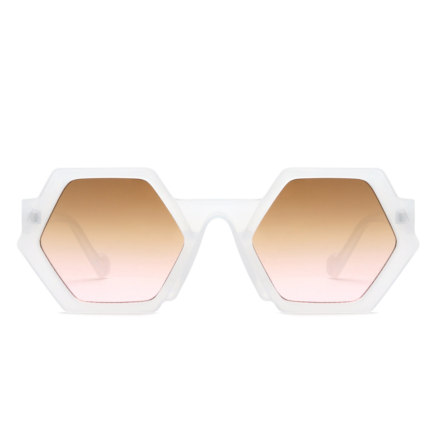 Starpath - Geometric Round Irregular Tinted Fashion Sunglasses