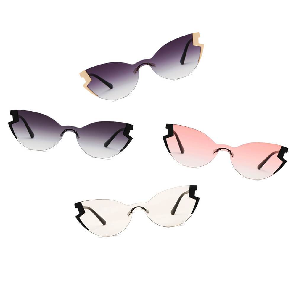 DECATUR | Women Fashion Oversize Cat Eye Sunglasses