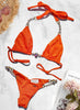 Belle Triangle Top & Skimpy Bottom - Orange