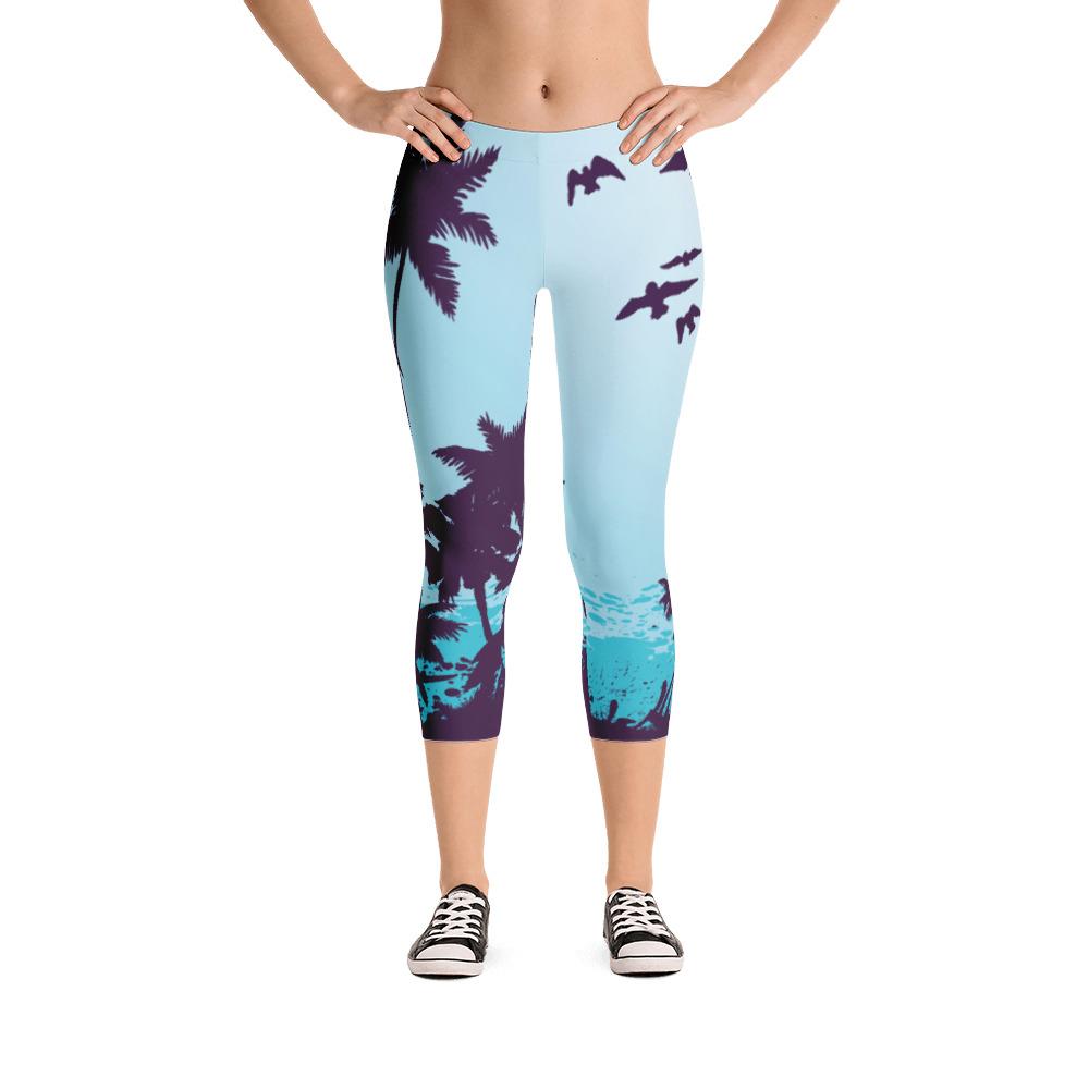 All Day Comfort Capri Leggings Morro Bay