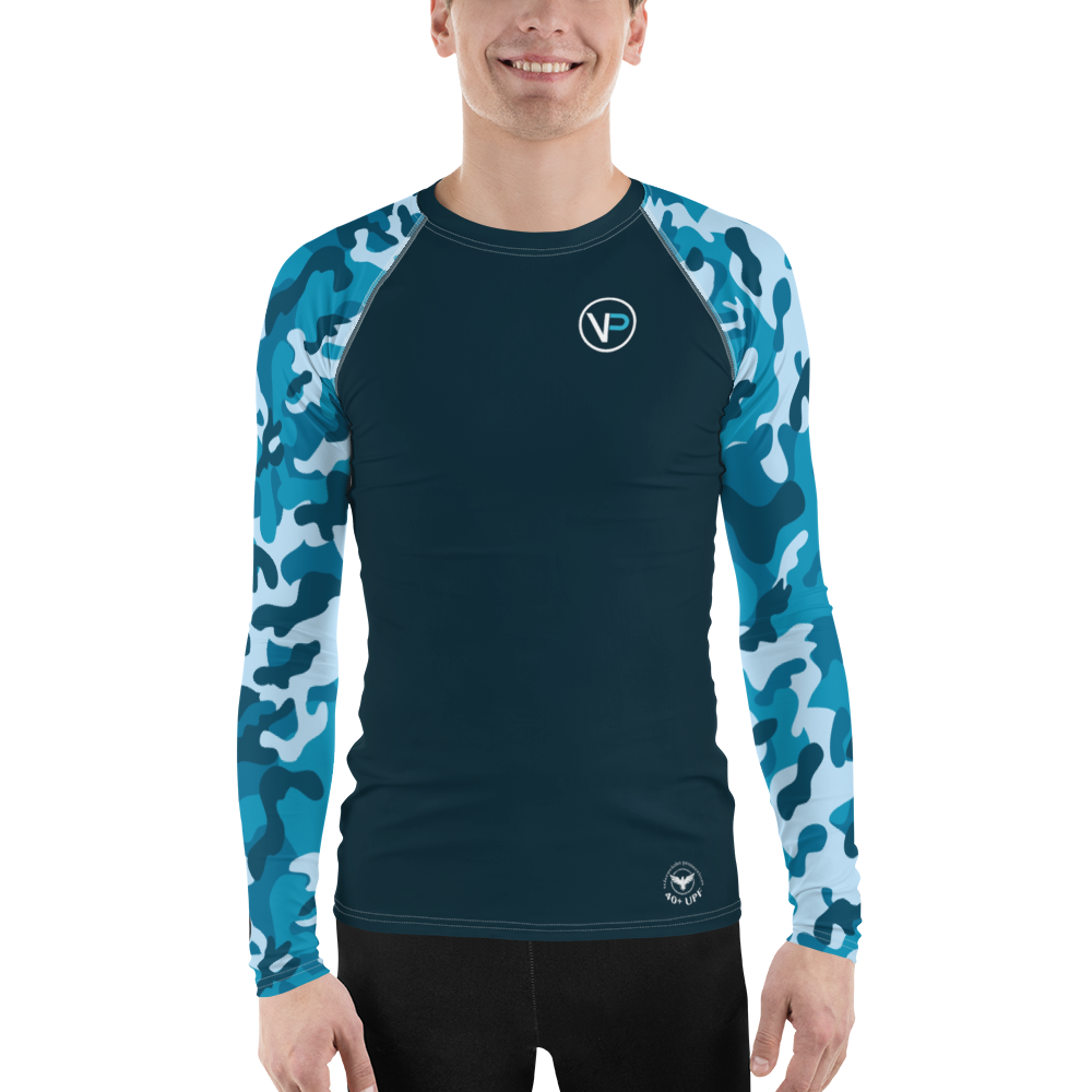 Men's Venture Pro Camo Sleeve Performance Rash Guard UPF 40+