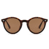 CROSBY | Unisex Fashion Retro Round Horn Rimmed Sunglasses