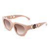 Meridian - Classic Square Retro Flat Top Fashion Sunglasses