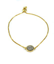 Petit bracelet ovale Brandy en or