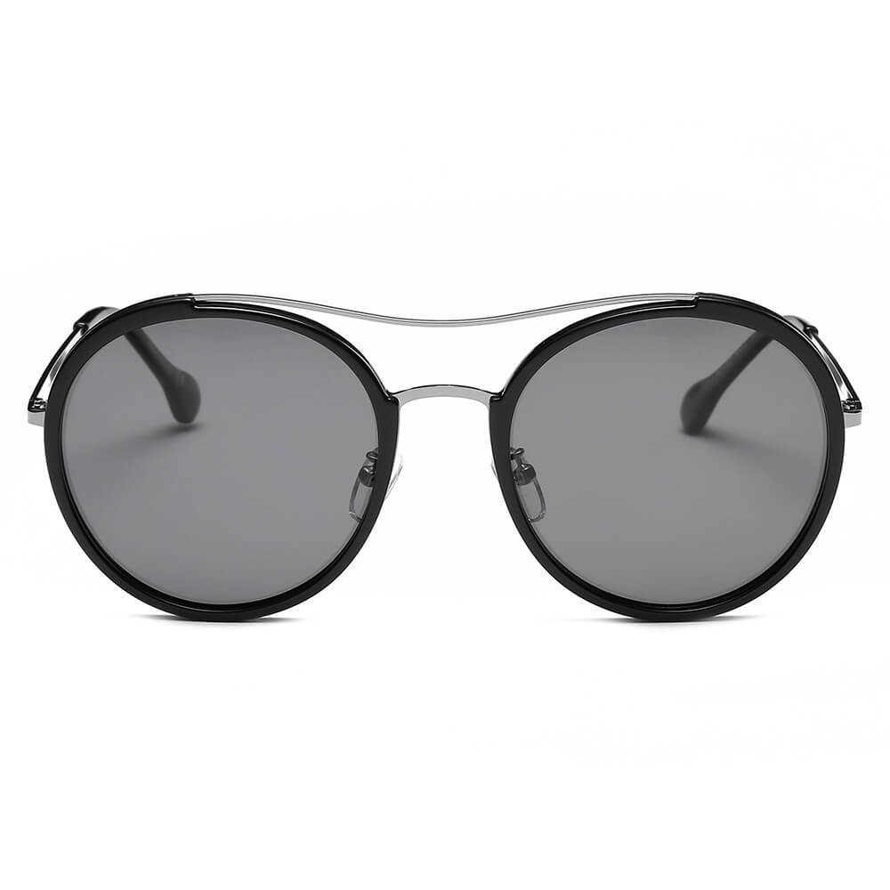 EMPORIA | Retro Polarized Lens Circle Round Sunglasses