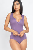 Split Neckline Sleeveless Bodysuit (CAPELLA)